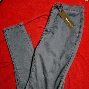 Super High Waist Denim Skinnies